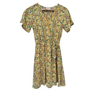 Sienna Sky | Dresses | Sienna Sky Flowy Green Floral Dress Size Small |  Poshmark